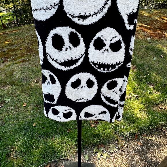 Disney Jack Skellington Plush Throw Blanket 50"x70" Plush 30th Anniversary NWT - Picture 3 of 15